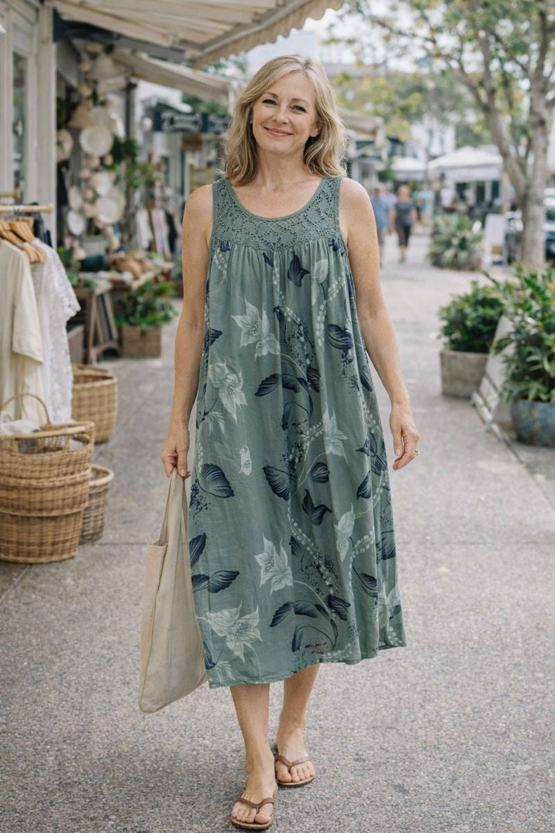 Maisie | Easy Swing Lace Dress — Cool, Relaxed & Effortlessly Comfortable