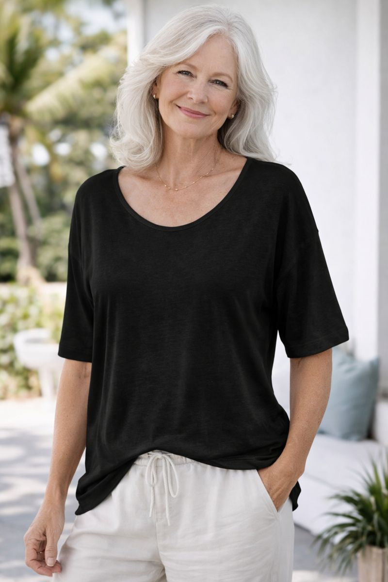 Bria | Soft Cotton Everyday Top