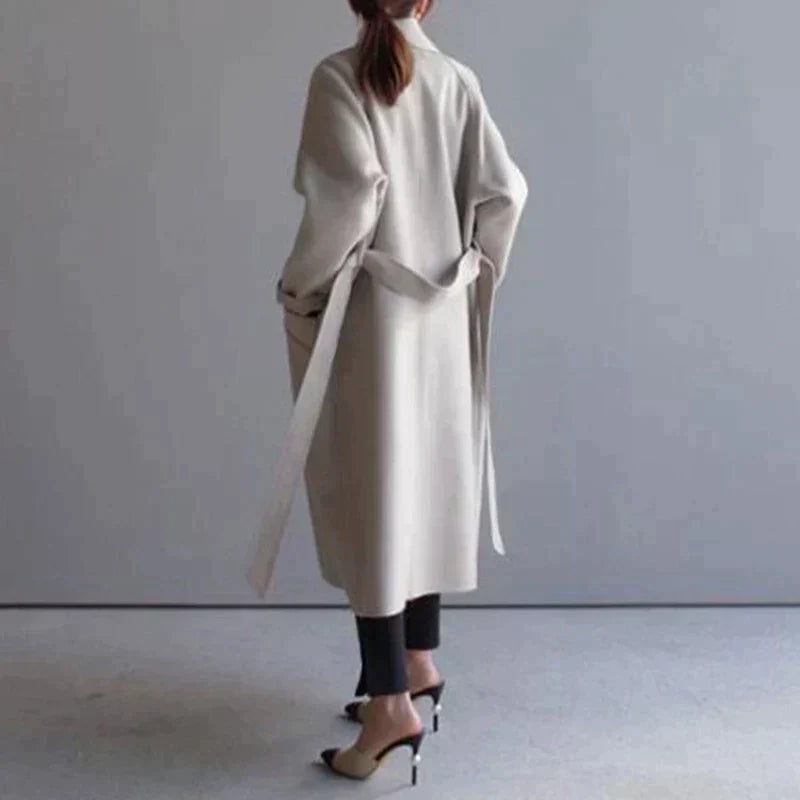 Cleo | Long Wool Coat for Women
